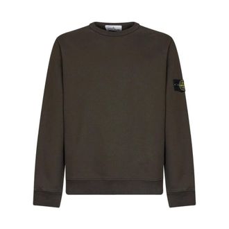 Stone Island Sudadera con cuello redondo y logo - Sweatshirts & Hoodies - Hombre - Gris - 2XL