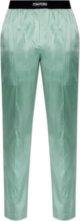 Tom Ford Zijden Pyjamabroek - Heren - Pyjama - Groen - 2XL - Nachtkleding