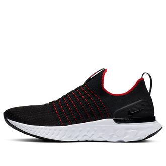 Nike React Phantom Run Flyknit 2 Black University Red CJ0277-005