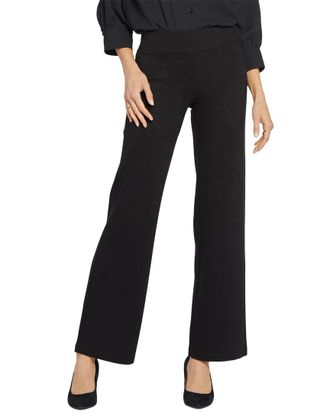 NYDJ Relaxed Black Straight Leg Jean