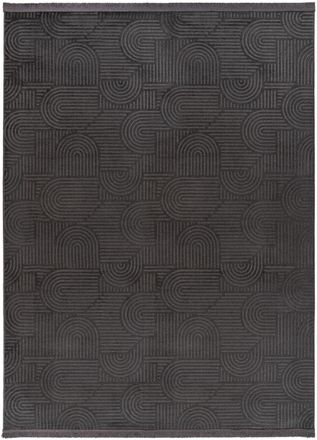 LALEE Waschbarer Design Teppich Damla 212 - Graphite