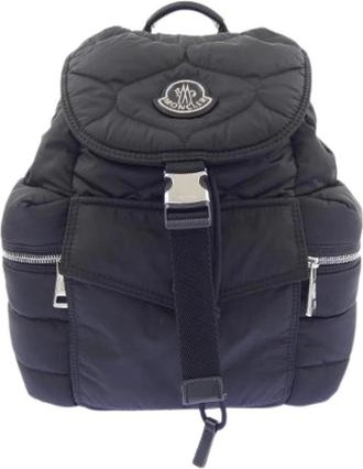 Moncler Pre-owned Astro Shoulder Bag - Dames - Vintage Rugzakken - Zwart - ONE Size - Vintage
