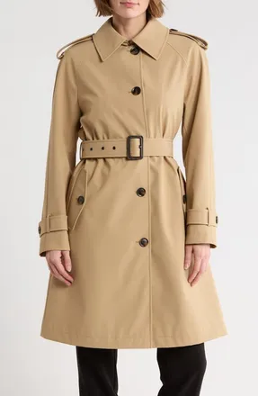 BCBGeneration Belted Trench Coat in Camel at Nordstrom Rack, Size X-Small