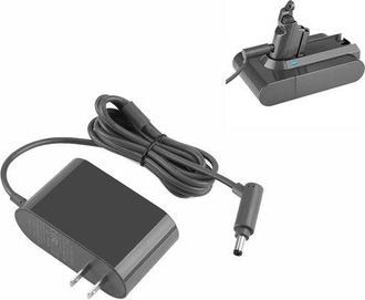 No Brand Adaptador De Corriente Compatible Con Las Series Dyson V6, V7, V8, Dc62 Y V15 - Cable De 1,5 Metros - 26,1 V - Enchufe De Repuesto Compatible Con Aspi