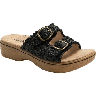 Alegria By Pg Lite Oona Platform Slide Sandal in Oona Black at Nordstrom Rack, Size 7Us / 37Eu