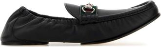 Gucci Black Leather Horsebit 1953 Loafers