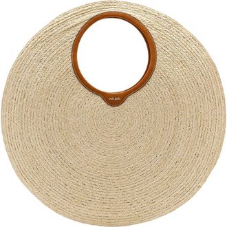 Cult Gaia Amun Shoulder Bag in Natural at Nordstrom