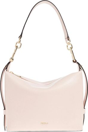 Furla Tonie Mini Hobo - Dames - Schoudertassen - Roze - ONE Size - Leer - Tassen