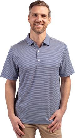 Cutter & Buck Forge Eco Double Stripe Stretch Recycled Mens Polo