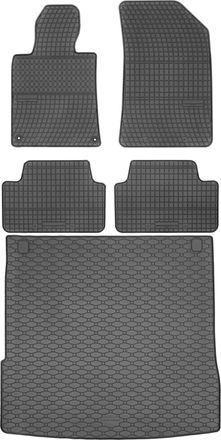 OEM Peugeot 508 I Sw Kombi De 2011 A 2018 Set - Alfombrillas De Goma Para Coche + Alfombrilla Para Maletero
