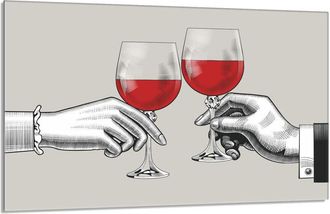 OEM Placa Protectora De Vidrio Para Estufa 80x52 Vino