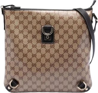 Gucci Pre-owned Abbey D-Ring Crossbody Bag - Dames - Vintage Schoudertas - Beige - ONE Size - Vintage