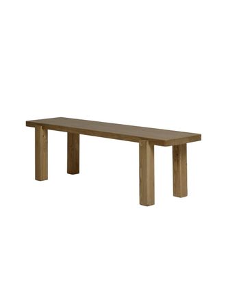 Hannun Banco de madera color marr&oacute;n 140 cm