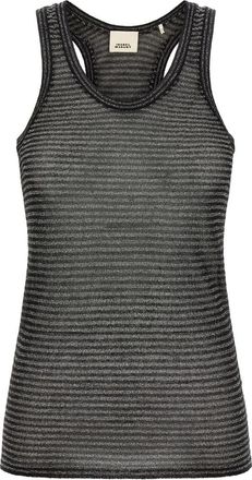 Isabel Marant Silver Round Neck Top