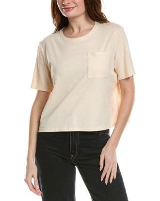 Lafayette 148 New York Linen-Blend T-Shirt