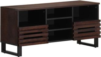 vidaXL Vidaxl - tv Cabinet Brown 100x34x46 cm Solid Wood Mango