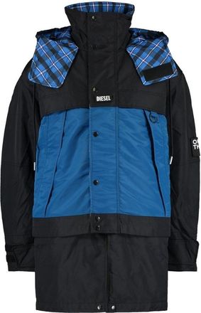 Diesel W-Helbert Padded Detachable Hem Jacket