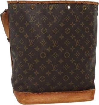 Louis Vuitton Pre-owned Bucket Bags, female, Brown, Size: ONE SIZE Pre-owned Canvas Bucket Bag
