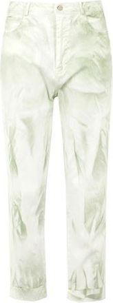 8 by YOOX COTTON TIE-DYE SLIM FIT TROUSERS