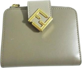 Fendi Pre-owned Bi-fold Wallet - Dames - Vintage Accessoires - Beige - ONE Size - Vintage