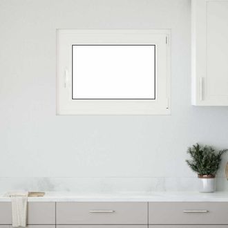 Berkfield Home Basement Window RISOR 80x70 cm Tilt&Turn DIN Right Anthracite