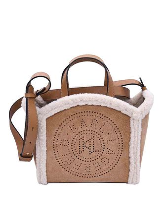Karl Lagerfeld K/Circle Small Tote Shearling