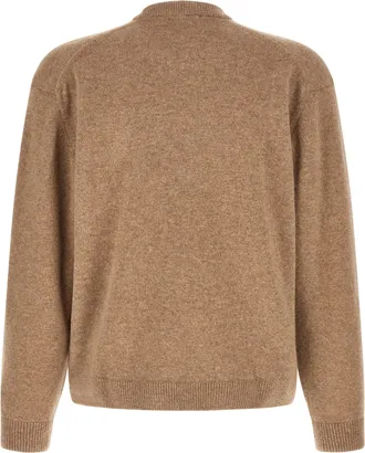 Maison Kitsun&eacute; Fox Head Logo Wool Sweater - Beige