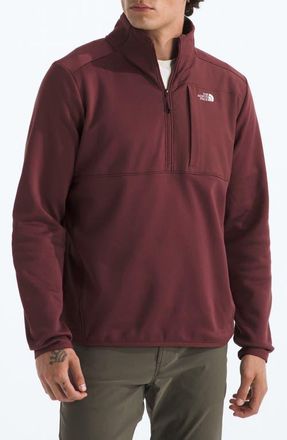 The North Face Performance Fleece Half Zip in Sumac at Nordstrom, Size Xx-Large