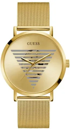 Guess Gold Stainless Steel Dress Mens Watch