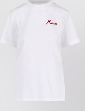 Marni cotton logo-print short-sleeve t-shirt