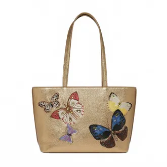 Brighton Sydney Butterfly Queenie Tote In Gold