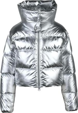 Save The Duck Jassen, Dames, Grijs, M, Leer, Donald Puffer Jacket
