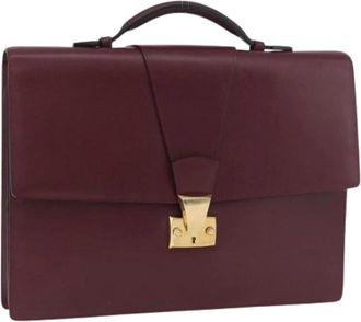 Cartier Pre-owned Handbags, female, Red, Size: ONE SIZE Pre-owned Vintage Briefcase
