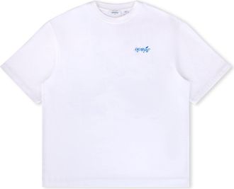 Off-white Paint Splatter Arrow Diag Skate Fit T-Shirt
