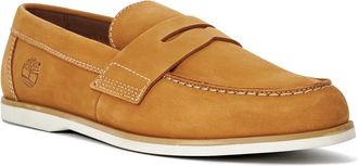 Dune London Timberland Mens Venetian Boat - Casual Shoes - Brown Nubuck - Size UK 11