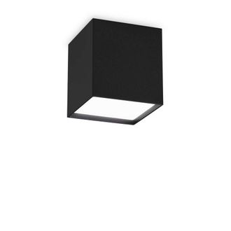 Netlighting Kubiko Integrated LED Surface Mounted Downlight Black 1100Lm 3000K