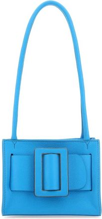 Boyy Bobby 18 Soft - Dames - Schoudertassen - Blauw - ONE Size - Leer - Tassen