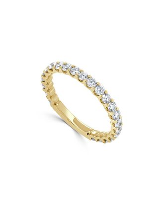 Sabrina Designs 14K 0.93 Ct. Tw. Diamond 3/4 Eternity Ring