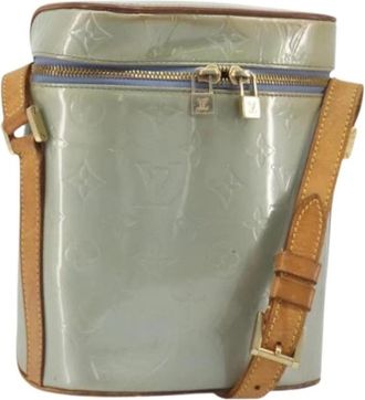 Louis Vuitton Pre-owned Vintage Patent Leather Shoulder Bag - Dames - Vintage Schoudertas - Groen - ONE Size - Leer - Vintage