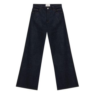 Coperni Blauwe Katoenen Hoog-waisted Jeans
