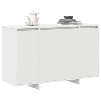 Berkfield Home White White Sideboard White Engineered Wood 120 x 41 x 75 cm