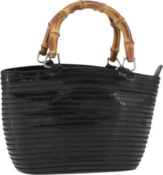Gucci Pre-owned Handbags, female, Black, Size: ONE SIZE Pre-owned Vintage Hand Bag