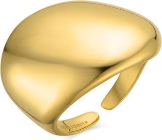 Luxenter Ring in 925 sterling zilver met 18 karaats geelgouden afwerking - Suo