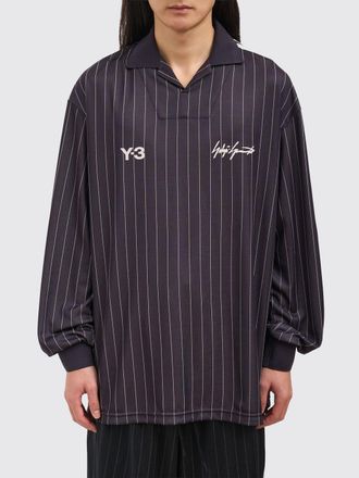 Yohji Yamamoto T-shirt sportiva Y-3 in tessuto riciclato a righe