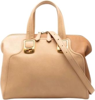 Fendi Pre-owned Handbags, female, Brown, Size: ONE SIZE Pre-owned The Chameleon Handbag