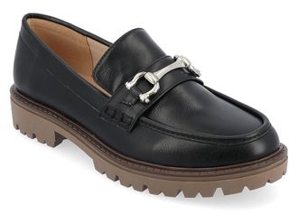 Journee Collection Jessamey Womens Flat Shoes Black : 8.5 M, Leather