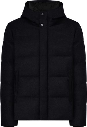 Duno Gewatteerde Marine Pufferjas - Heren - Winterjassen - Blauw - XL - Jassen