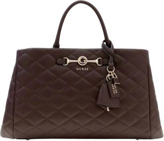 Guess Bolso Frances Girlfriend Satchel - Bags - Mujer - Marr&oacute;n - ONE SIZE