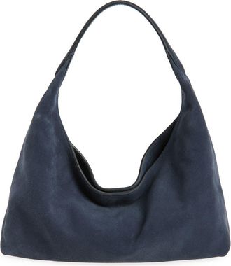 Madewell The Mylie Suede Shoulder Bag in Nighttime at Nordstrom