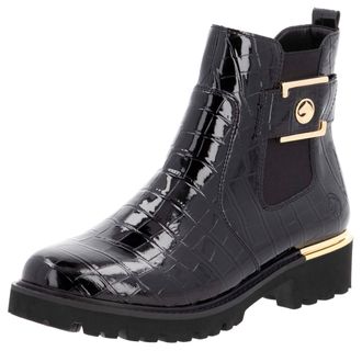 Remonte Blockabsatz, Boots, Stiefelette mit praktischem Innen-Reissverschluss